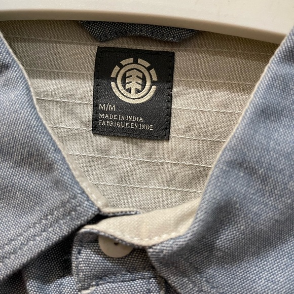 COPY - Element, Medium Denim Shirt. NWT. Slim Fit. - Picture 2 of 3